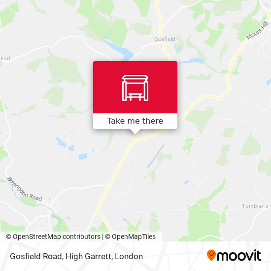 Gosfield Road, High Garrett map