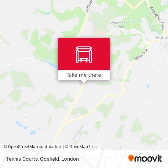 Tennis Courts, Gosfield map