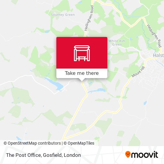 The Post Office, Gosfield map