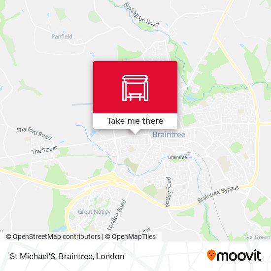 St Michael'S, Braintree map