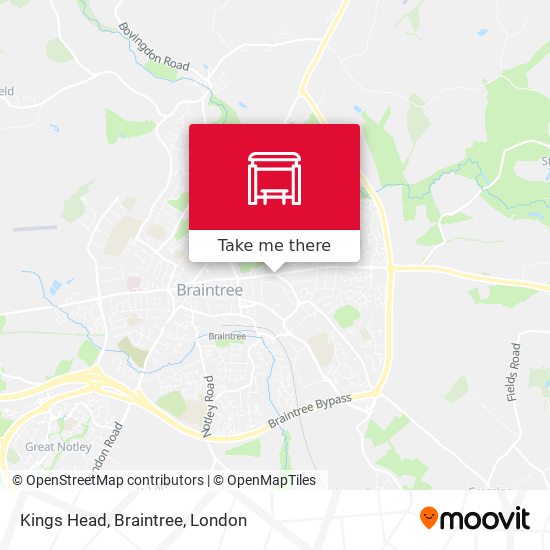 Kings Head, Braintree map