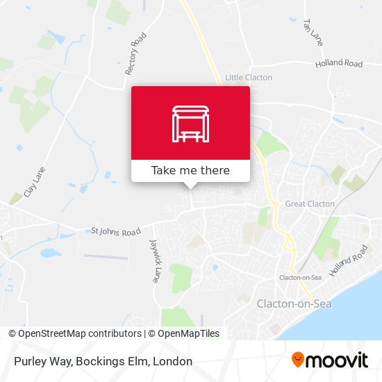 Purley Way, Bockings Elm map