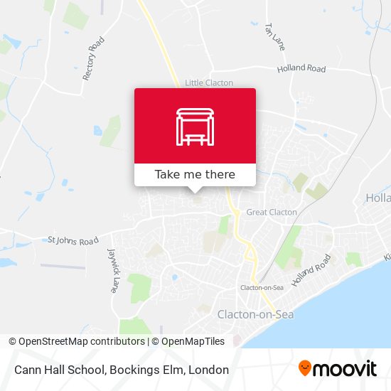 Cann Hall School, Bockings Elm map