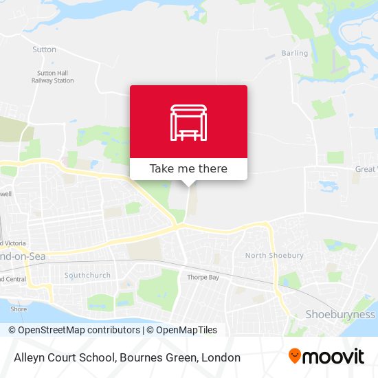 Alleyn Court School, Bournes Green map