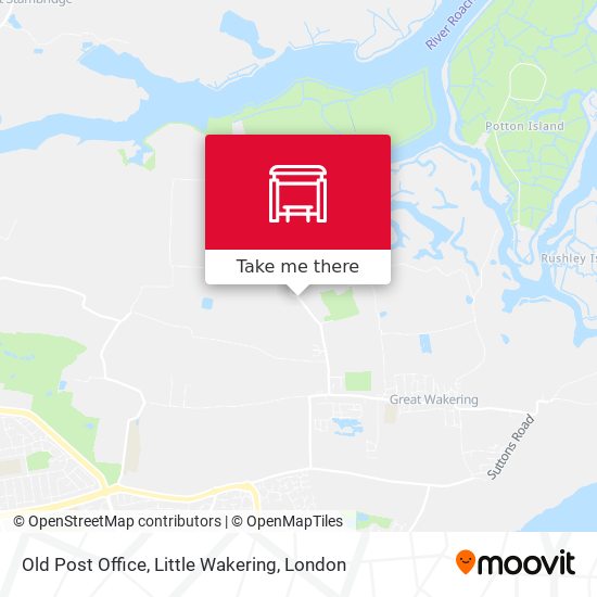Old Post Office, Little Wakering map