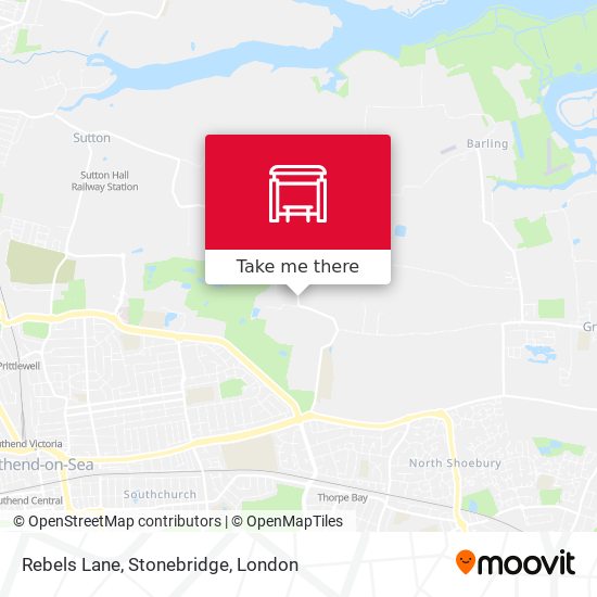 Rebels Lane, Stonebridge map