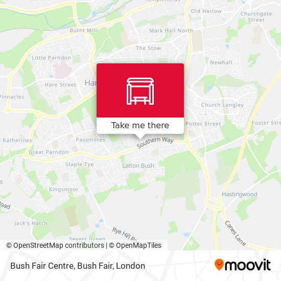 Bush Fair Centre, Bush Fair map