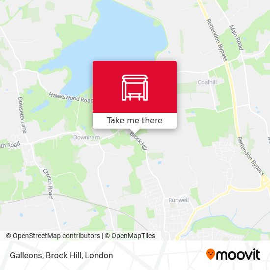 Galleons, Brock Hill map