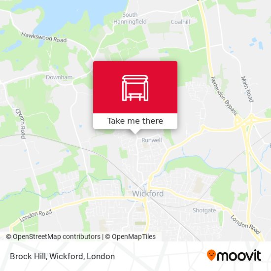 Brock Hill, Wickford map