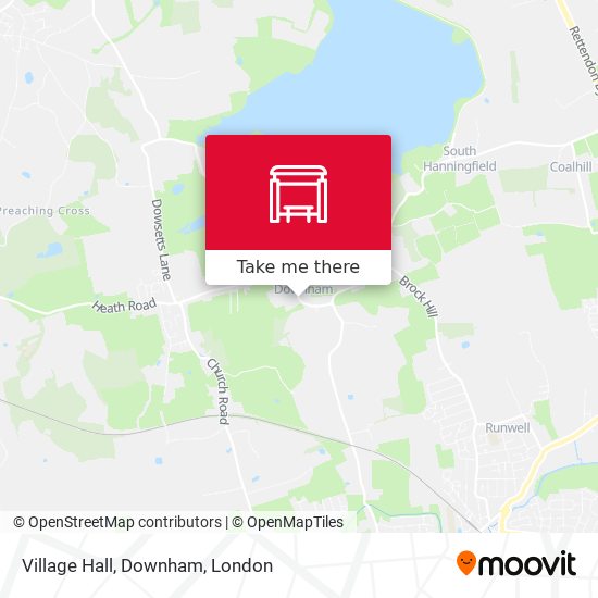 Village Hall, Downham map