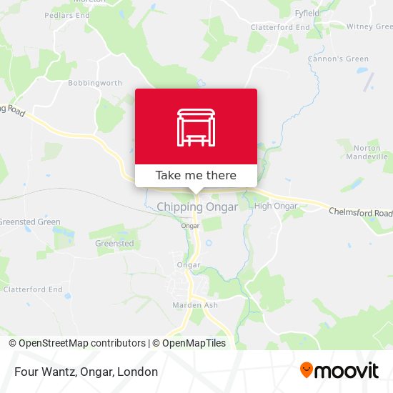 Four Wantz, Ongar map