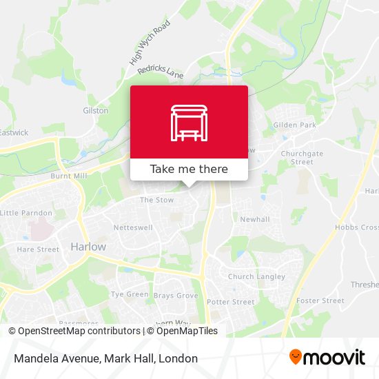 Mandela Avenue, Mark Hall map