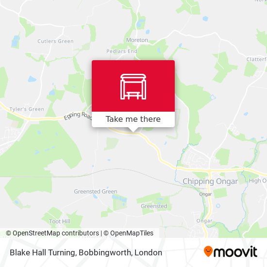 Blake Hall Turning Bobbingworth stop Routes Schedules and Fares