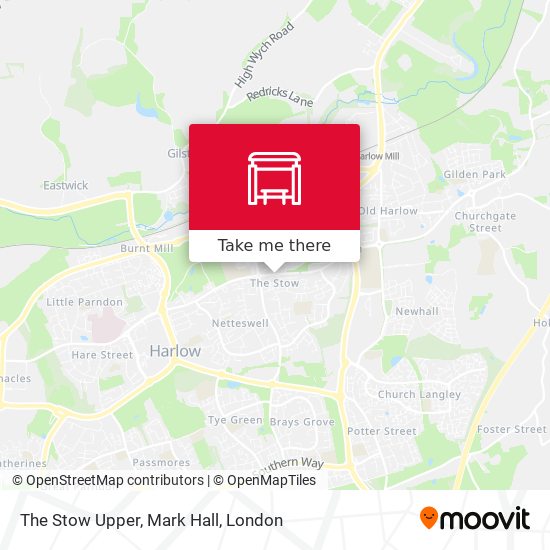 The Stow Upper, Mark Hall map
