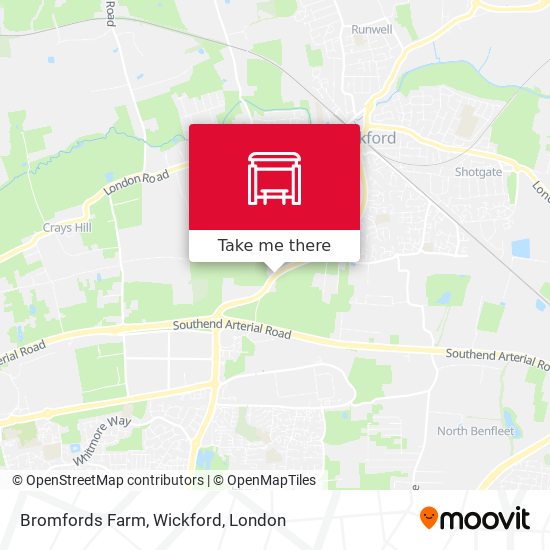 Bromfords Farm, Wickford map