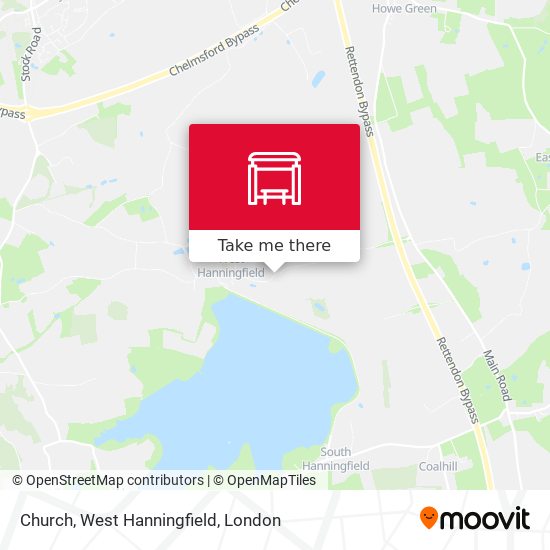 Church, West Hanningfield map