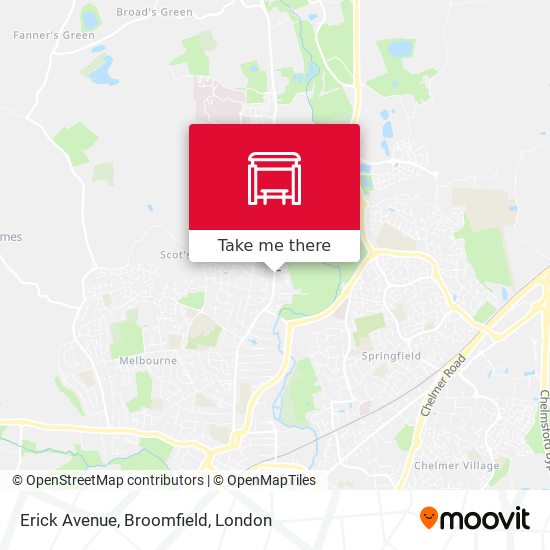 Erick Avenue, Broomfield map