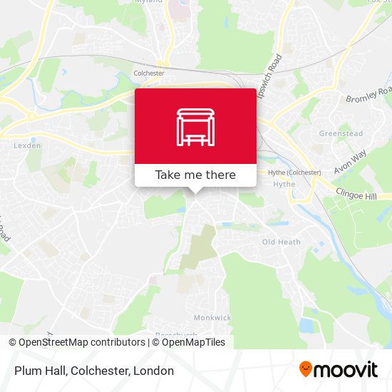 Plum Hall, Colchester map