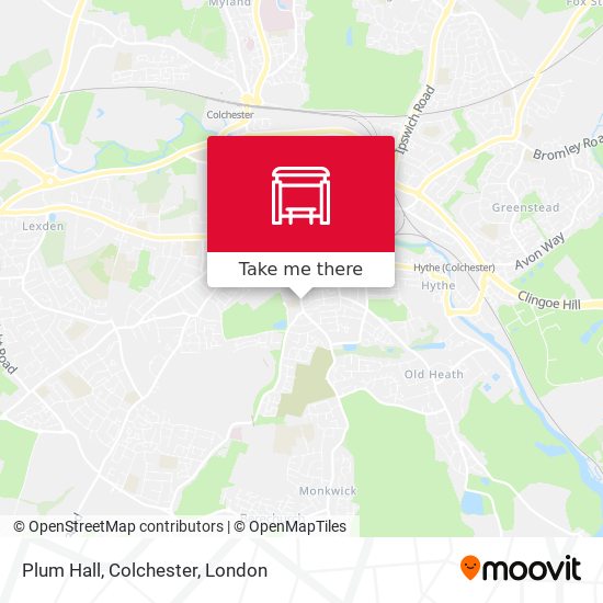 Plum Hall, Colchester map