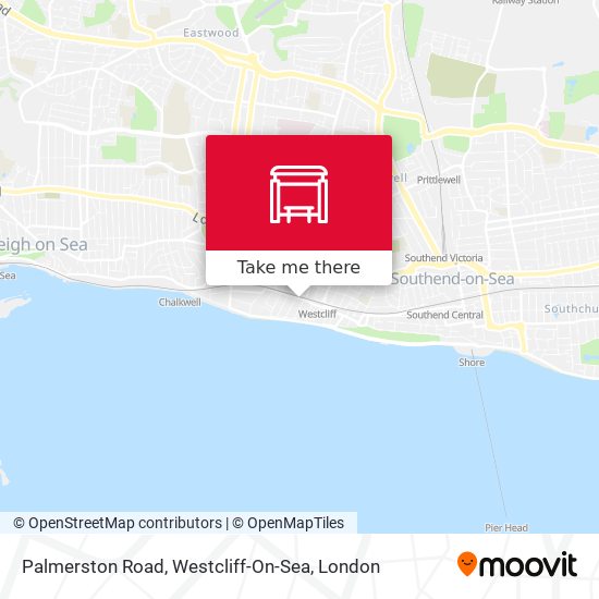 Palmerston Road, Westcliff-On-Sea map