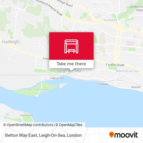 Belton Way East, Leigh-On-Sea map