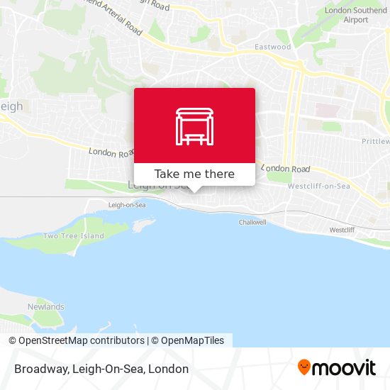 Broadway, Leigh-On-Sea map