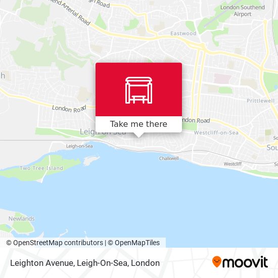 Leighton Avenue, Leigh-On-Sea map