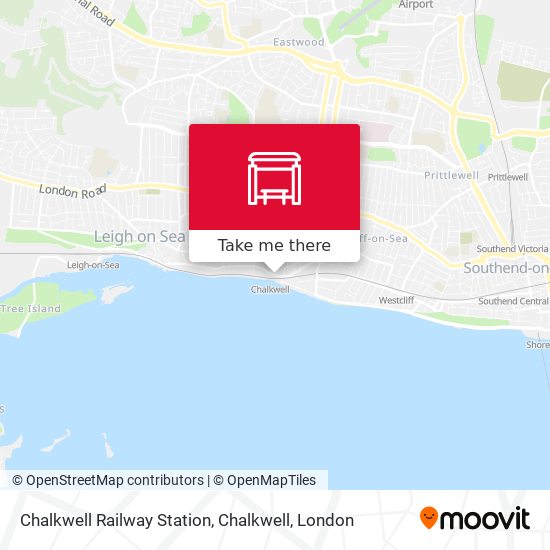 Chalkwell Railway Station, Chalkwell map