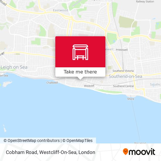 Cobham Road, Westcliff-On-Sea map