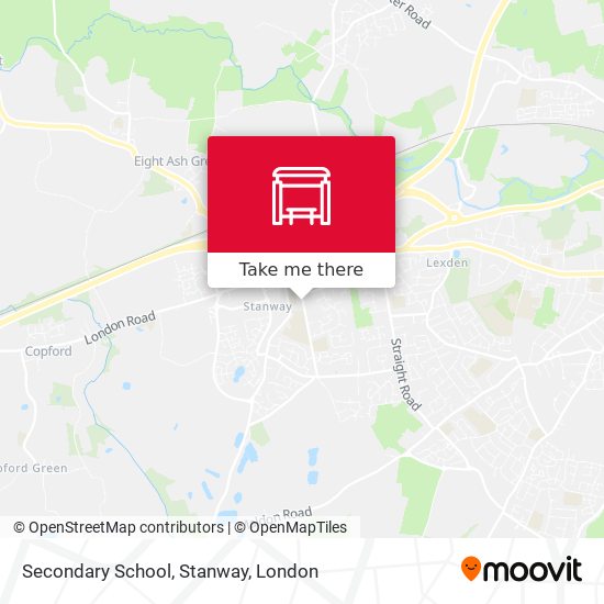 Secondary School, Stanway map
