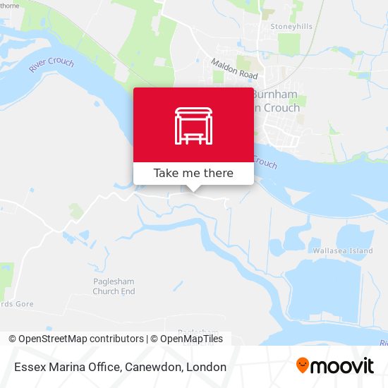 Essex Marina Office, Canewdon map