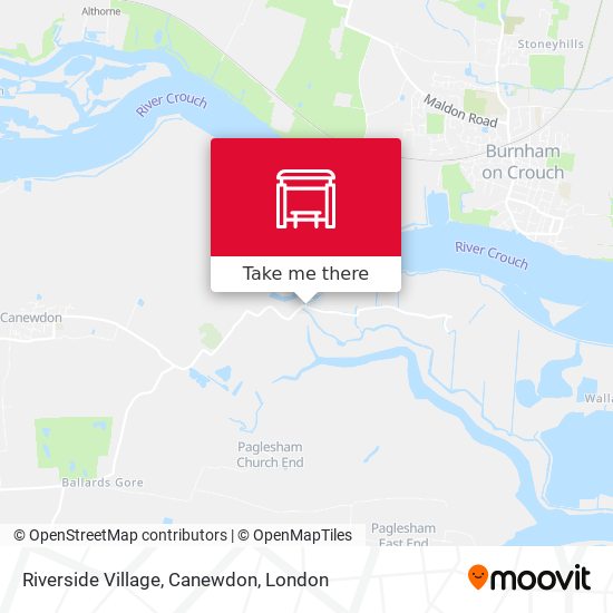 Riverside Village, Canewdon map