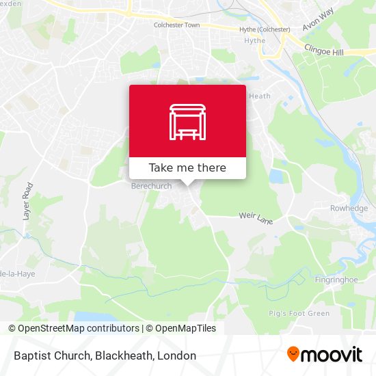 Baptist Church, Blackheath map