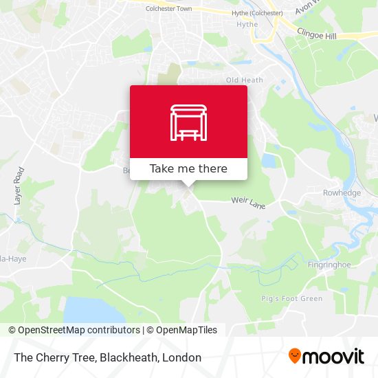 The Cherry Tree, Blackheath map