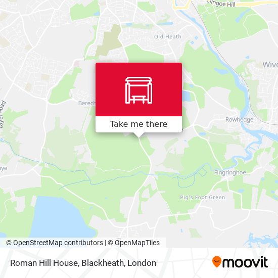 Roman Hill House, Blackheath map
