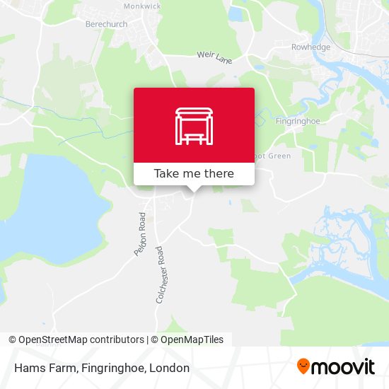 Hams Farm, Fingringhoe map