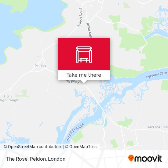 The Rose, Peldon map