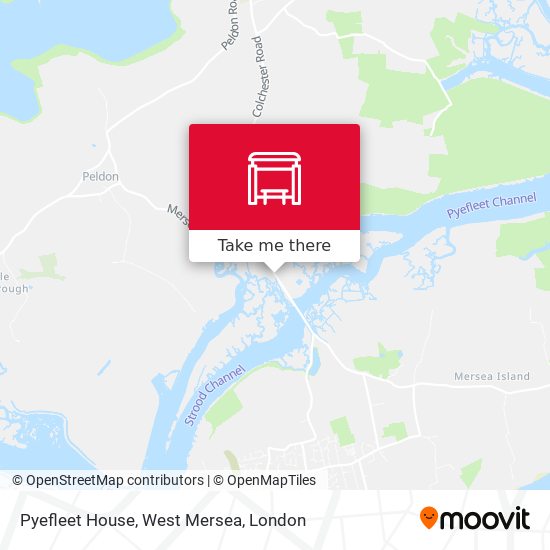 Pyefleet House, West Mersea map