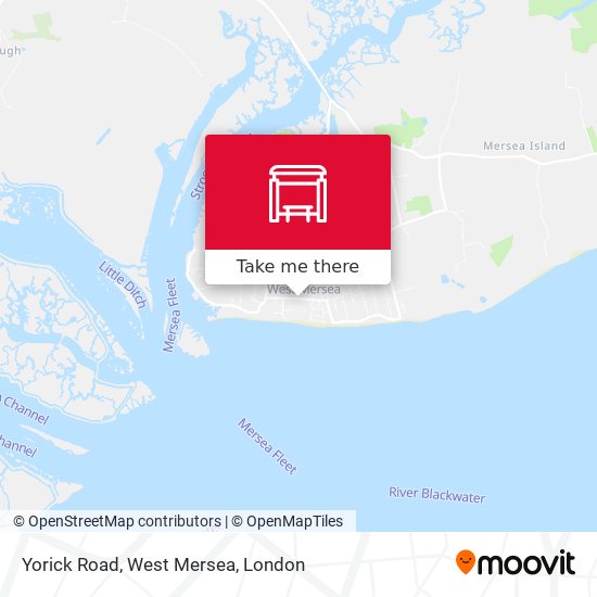 Yorick Road, West Mersea map