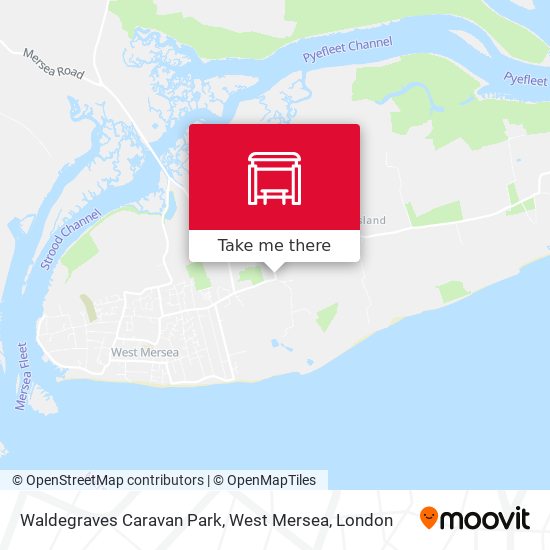 Waldegraves Caravan Park, West Mersea map