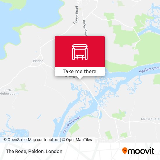 The Rose, Peldon map