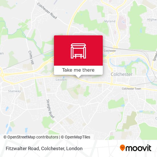 Fitzwalter Road, Colchester map