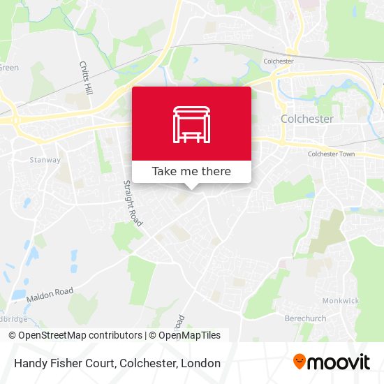 Handy Fisher Court, Colchester map