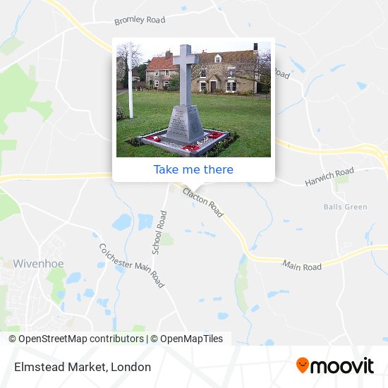 Elmstead Market map