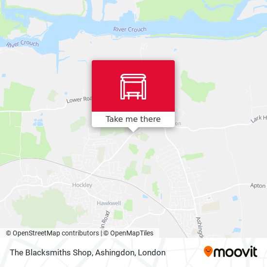 The Blacksmiths Shop, Ashingdon map