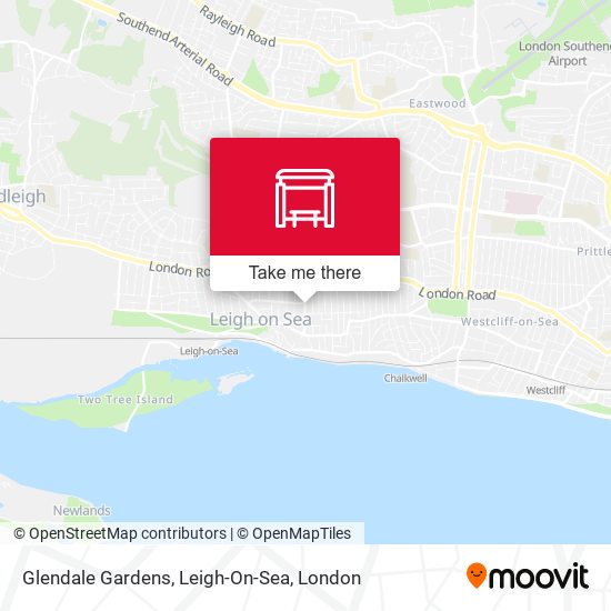 Glendale Gardens, Leigh-On-Sea map