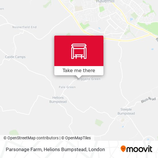Parsonage Farm, Helions Bumpstead map