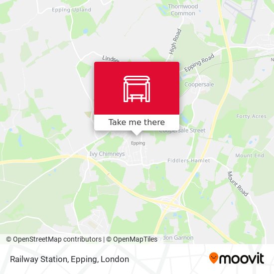 Railway Station, Epping map