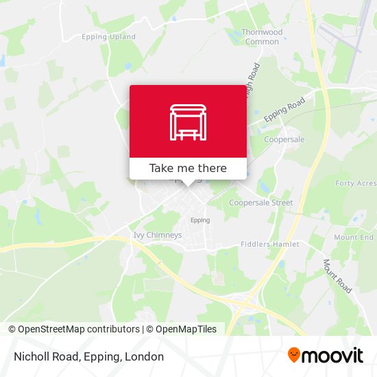Nicholl Road, Epping map