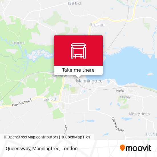 Queensway, Manningtree map